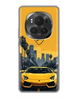 Чехол для Huawei Mate 80 RS Ultimate с картинкой «Желтый Lamborghini город» Чехол для Huawei Mate 80 RS Ultimate с картинкой «Желтый Lamborghini город»
