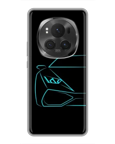 Чехол для Huawei Mate 80 RS Ultimate с картинкой «Голубой силуэт Lamborghini» Чехол для Huawei Mate 80 RS Ultimate с картинкой «Голубой силуэт Lamborghini»