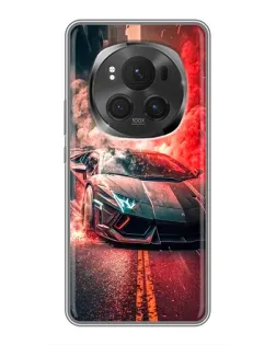 Чехол для Huawei Mate 80 RS Ultimate с картинкой «Lamborghini красный дым» Чехол для Huawei Mate 80 RS Ultimate с картинкой «Lamborghini красный дым»