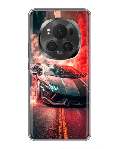 Чехол для Huawei Mate 80 RS Ultimate с картинкой «Lamborghini красный дым» Чехол для Huawei Mate 80 RS Ultimate с картинкой «Lamborghini красный дым»