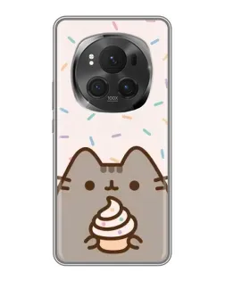 Чехол для Huawei Mate 80 RS Ultimate с картинкой «Пушин с кексом»