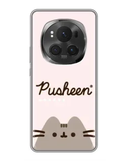 Чехол для Huawei Mate 80 RS Ultimate с картинкой «Pusheen логотип»