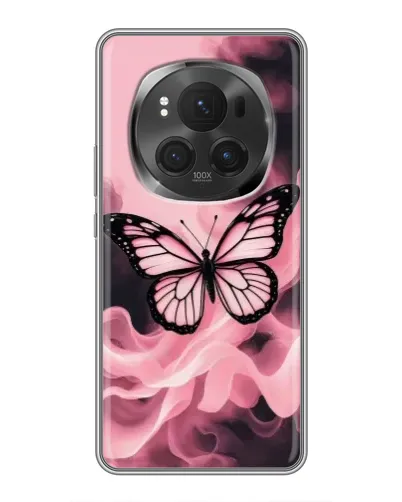Чехол для Huawei Mate 80 RS Ultimate с картинкой «Бабочка в дыму»