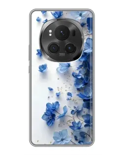 Чохол для Huawei Mate 80 RS Ultimate з картинкою «Блакитний квітковий каскад» Чохол для Huawei Mate 80 RS Ultimate з картинкою «Блакитний квітковий каскад»