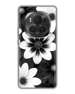 Чохол для Huawei Mate 80 RS Ultimate з картинкою «Монохромні айстри» Чохол для Huawei Mate 80 RS Ultimate з картинкою «Монохромні айстри»