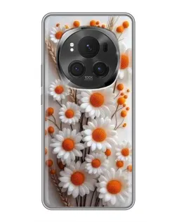 Чохол для Huawei Mate 80 RS Ultimate з картинкою «Білі сухоцвіти» Чохол для Huawei Mate 80 RS Ultimate з картинкою «Білі сухоцвіти»