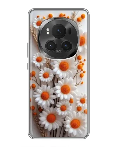 Чохол для Huawei Mate 80 RS Ultimate з картинкою «Білі сухоцвіти»