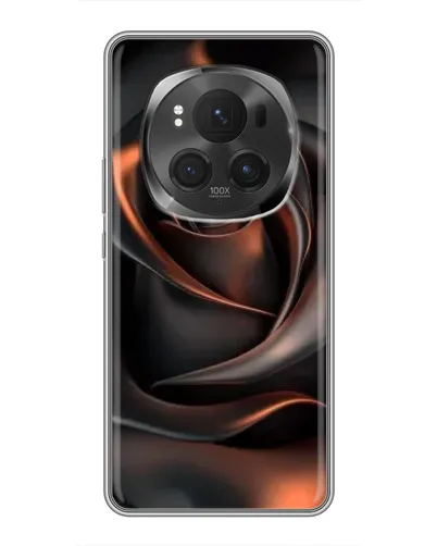 Чохол для Huawei Mate 80 RS Ultimate з картинкою «Шовкова чорна троянда»