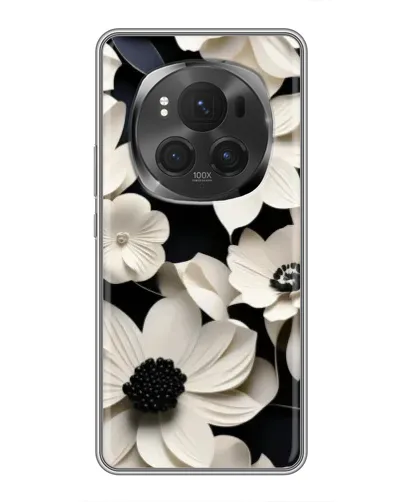 Чохол для Huawei Mate 80 RS Ultimate з картинкою «Об'ємні білі квіти»