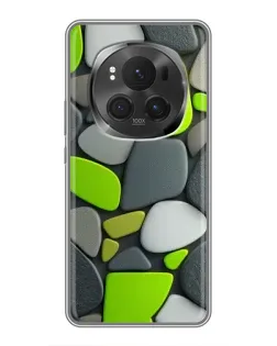 Чехол для Huawei Mate 80 RS Ultimate с картинкой «Яркая неоновая галька»