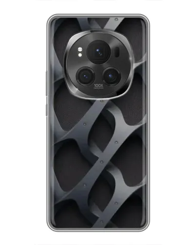 Чехол для Huawei Mate 80 RS Ultimate с картинкой «Объемное серое плетение»