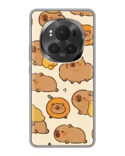 Чехол для Huawei Mate 80 RS Ultimate с картинкой «Капибары с апельсинами»