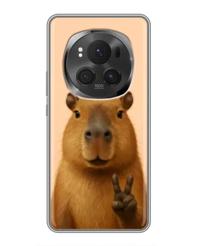 Чехол для Huawei Mate 80 RS Ultimate с картинкой «Капибара виктория» Чехол для Huawei Mate 80 RS Ultimate с картинкой «Капибара виктория»