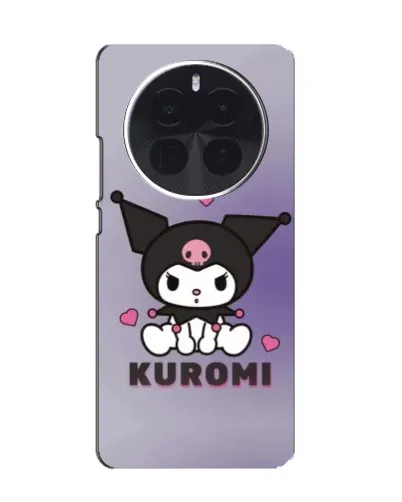 Чехол для Huawei Mate 80 с картинкой «Kuromi — фиолетовый арт»