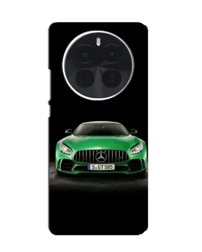 Чехол для Huawei Mate 80 с картинкой «Mercedes — неоновый лого»