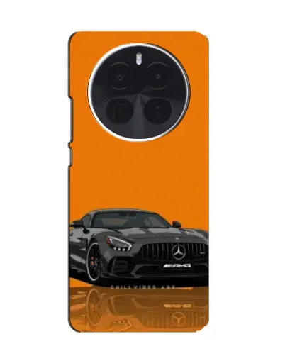 Чехол для Huawei Mate 80 с картинкой «Оранжевый Mercedes AMG»