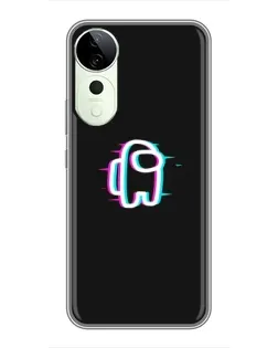 Чехол для Huawei nova 14 Energy с картинкой «Among Us неон»