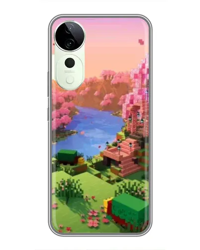 Чехол для Huawei nova 14 Energy с картинкой «Розовое дерево Minecraft» Чехол для Huawei nova 14 Energy с картинкой «Розовое дерево Minecraft»