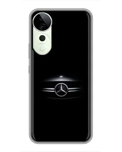 Чехол для Huawei nova 14 Energy с картинкой «Mercedes — абстрактные линии»