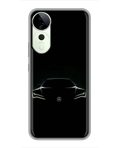 Чехол для Huawei nova 14 Energy с картинкой «Mercedes — силуэт авто» Чехол для Huawei nova 14 Energy с картинкой «Mercedes — силуэт авто»