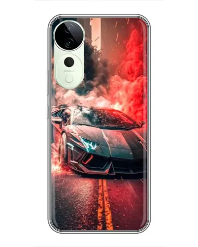 Чехол для Huawei nova 14 Energy с картинкой «Lamborghini красный дым»