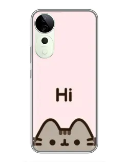 Чехол для Huawei nova 14 Energy с картинкой «Пушин говорит Hi»