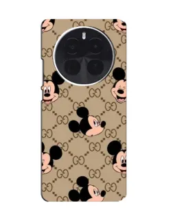 Чехол для Huawei Nova 14i с картинкой «Брендовый паттерн Микки»