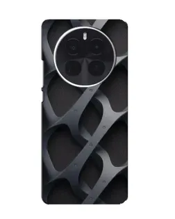 Чехол для Huawei Nova 14i с картинкой «Объемное серое плетение»