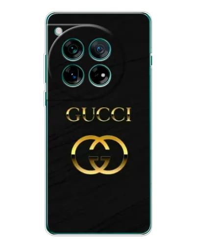 Чохол для Huawei nova 16 Ultra з картинкою «Золотий логотип Gucci»