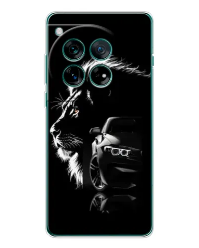 Чехол для Huawei nova 16 Ultra с картинкой «BMW и лев» Чехол для Huawei nova 16 Ultra с картинкой «BMW и лев»