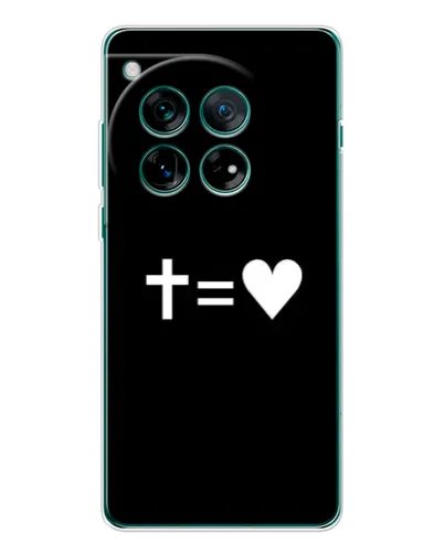 Чехол для Huawei nova 16 Ultra с картинкой «Крест и Сердце» Чехол для Huawei nova 16 Ultra с картинкой «Крест и Сердце»