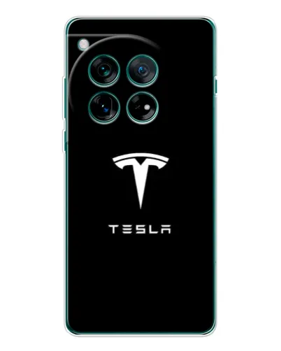 Чохол для Huawei nova 16 Ultra з картинкою «Tesla White Logo» Чохол для Huawei nova 16 Ultra з картинкою «Tesla White Logo»