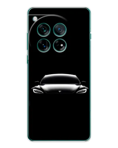 Чохол для Huawei nova 16 Ultra з картинкою «Фари Tesla Night» Чохол для Huawei nova 16 Ultra з картинкою «Фари Tesla Night»
