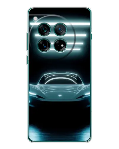 Чохол для Huawei nova 16 Ultra з картинкою «Tesla в неоні» Чохол для Huawei nova 16 Ultra з картинкою «Tesla в неоні»