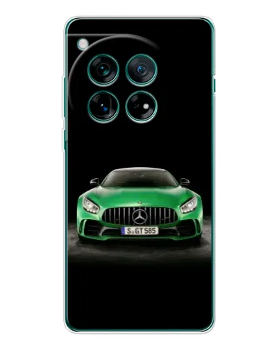 Чехол для Huawei nova 16 Ultra с картинкой «Mercedes — неоновый лого»