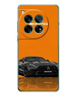 Чехол для Huawei nova 16 Ultra с картинкой «Оранжевый Mercedes AMG»