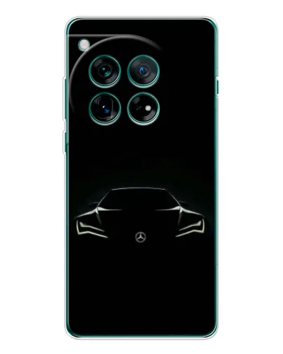 Чехол для Huawei nova 16 Ultra с картинкой «Mercedes — силуэт авто» Чехол для Huawei nova 16 Ultra с картинкой «Mercedes — силуэт авто»