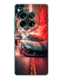 Чехол для Huawei nova 16 Ultra с картинкой «Lamborghini красный дым»