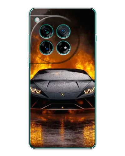 Чехол для Huawei nova 16 Ultra с картинкой «Lamborghini в огне»