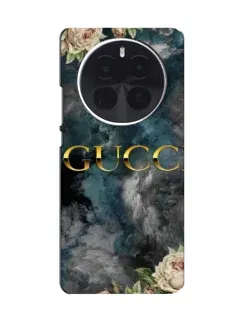 Чехол для Huawei nova 16 с картинкой «Абстрактные цветы Gucci»