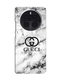 Чехол для Huawei nova 16 с картинкой «Gucci — мраморный шик»