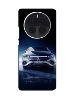 Чехол для Huawei nova 16 с картинкой «Ночной Mercedes EQ»