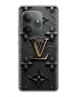 Чехол для Huawei nova 16z с картинкой «Кожаная текстура LV»