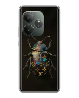Чехол для Huawei nova 16z с картинкой «LV — мраморный принт»