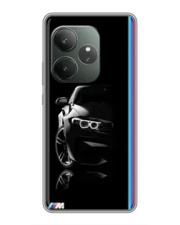 Чехол для Huawei nova 16z с картинкой «Силуэт BMW в темноте»