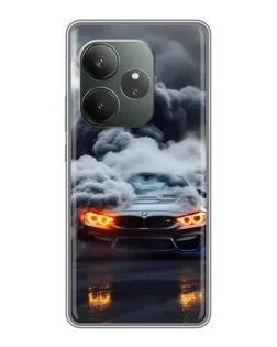 Чехол для Huawei nova 16z с картинкой «BMW в дыму»
