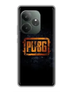 Чехол для Huawei nova 16z с картинкой «PUBG — золотой логотип»