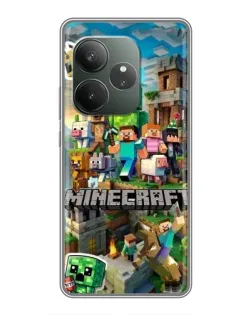 Чохол для Huawei nova 16z з картинкою «Замок Minecraft»