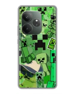 Чохол для Huawei nova 16z з картинкою «Кріпери Minecraft»