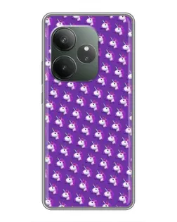 Чехол для Huawei nova 16z с картинкой «Единороги на фиолетовом»